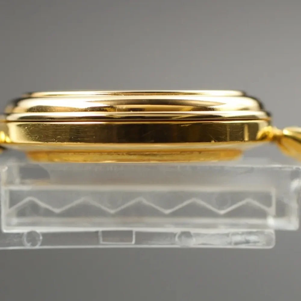 Gucci Italian Luxury 14K Gold Plated Bracelet Watch
